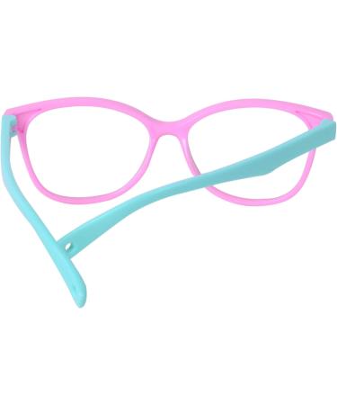 Kids Blue Light Filter Glasses - UV Protection TR90 Frames for Boys & Girls + Adjustable Band & Pink Case - Buy Online on GoSupps.com