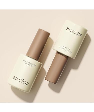 MEGIOR Jelly Brown Gel Nail Polish 15ML Dusty Rose Gel Polish 1PC Nail Polish Gel Soak Off UV Gel Polish Translucent Color Neutral Gel Polish for Nail Art Manicure DIY at Home - Buy Online on GoSupps.com