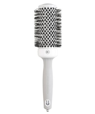 Olivia Garden Expert Blowout Shine Hairbrush - White & Grey 45 | International Shipping Available - Buy Online on GoSupps.com