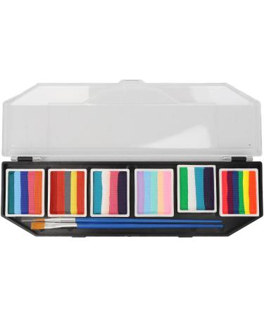  Rosvola Body Paint Kit Bright Colors Safe Body Paint Palette 60g Water Based for Party Cosplay - Buy Online on GoSupps.com