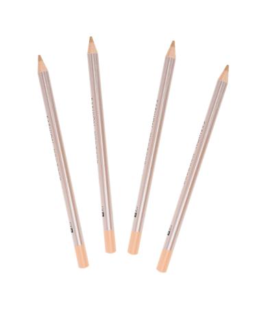 Healeved 4pcs Concealer Pen Makeup Concealer for Dark Circle Concealer Pencil Concealer Makeup Wooden Ivory