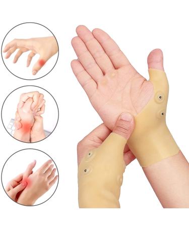 YUNYILAN 2 Pcs Wrist Support Brace with Magnets - Carpal Tunnel & Arthritis Relief - Buy Online on GoSupps.com