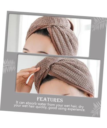 MAGICLULU 2pcs Dry Hair Cap Simple Hair Drying Hat Supple Hair-Drying Caps Absorbent Hair Drying Hat Comfortable Dry Hair Hat Water Absorbent Drying Hat Quick-Drying Hat Hair Drying Caps - Buy Online on GoSupps.com