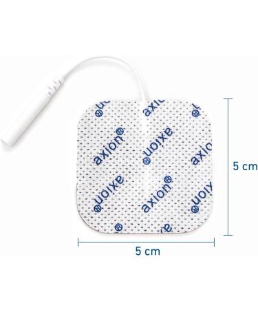 16 Reusable Electrode Pads 10x5cm & 5x5cm | High Conductivity | Certified TENS & EMS Device | Axion - Buy Online on GoSupps.com