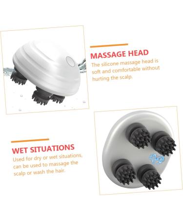 Healvian Head Massager Tool - 2 Sets Scalp Massage Brush | ABS White | International Shipping Available - Buy Online on GoSupps.com