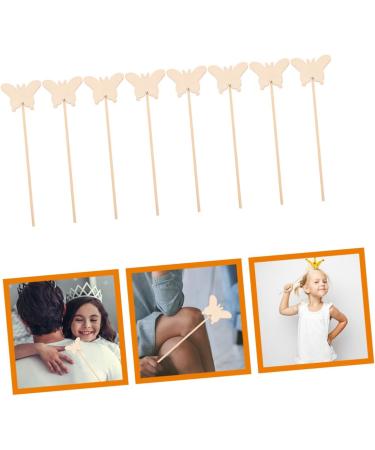 Lurrose 40 Pcs Wand Wooden Playset Toys Fairy Sticks for Painting Fairy Room Decor Manual Child - Buy Online on GoSupps.com