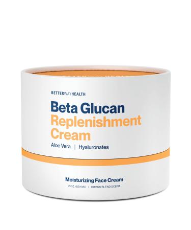 Moisturizing Replenishment Cream with Beta Glucan Aloe Vera and Deep Penetrating Hyaluronic Acid for Dark Spots Fine Lines and Wound Healing