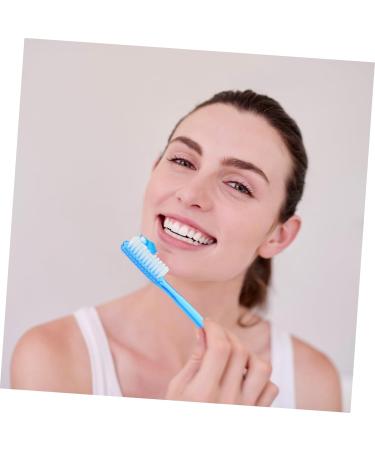 Minkissy 6 Pack Hard Bristle Adult Toothbrush - Premium Plastic Travel Toothbrush & Floss Set - Buy Online on GoSupps.com