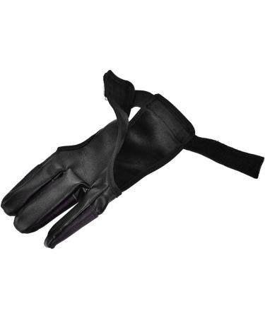 VGEBY Archery Finger Glove  Faux Cowhide Three Finger Recurve Bow Archery Glove for Hunting Shooting Bow - Buy Online on GoSupps.com