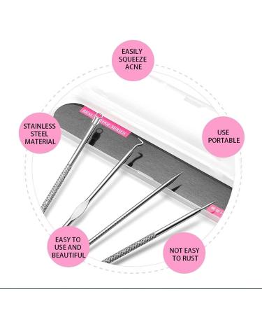 Blackhead Remover Set - 4-Piece Comedones Extractor Kit with Storage Box | Effective Blackhead Removal Tool - Buy Online on GoSupps.com