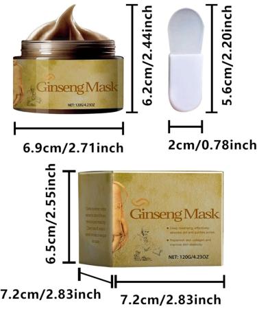 Korean Hana Ginseng Peel Off Face Maskss Refining Peel-off Facial Masque with Applicator Refining Peel-Off Facial Maskss Pore Minimizing Facial Masque Skin Care for Radiant Skin - Buy Online on GoSupps.com