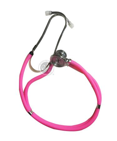 Buy EMI Professional Deluxe Sprague Rappaport Dual Head Stethoscope - Hot Pink #112 | International Shipping Available - Buy Online on GoSupps.com