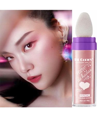 Loose Highlighter Powder | Face and Body Brightening Stick - Easy Apply Sparkly Shimmery Highlighter for Neck Chest Face Lips 03# - Buy Online on GoSupps.com