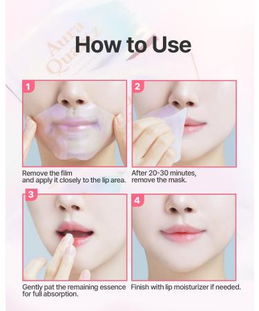 PETITFEE Aura Quartz Hydrogel Lip Mask - Anti-Aging Moisturizing Lip Care with Retinol Peptide & Collagen - Reduces Laugh Lines & Plumps Dry Lips (5ea - Buy Online on GoSupps.com