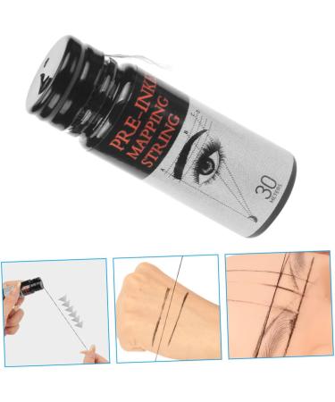 Beavorty Eyebrow Ink Black Line Eyebrow Microblading Ruler Eyebrow Mark Ruler Eyebrow Trimming Orthotics - Buy Online on GoSupps.com