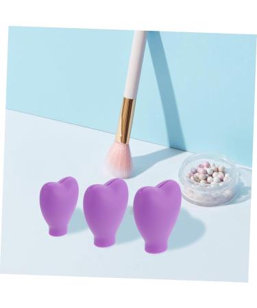 6-Piece Makeup Brush Dust Cover Set | Silicone Cosmetic Brush Holders & Lipstick Protection | Travel-Friendly Beauty Accessories - Buy Online on GoSupps.com