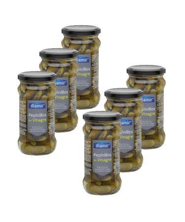 diamir Lot 6x Pickled Gherkins - Jar 300g
