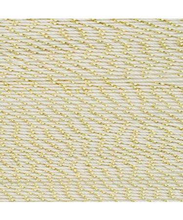Coats Crochet Metallic Thread in Natural/Gold - Premium Quality Yarn for Stunning Crochet Projects - Buy Online on GoSupps.com