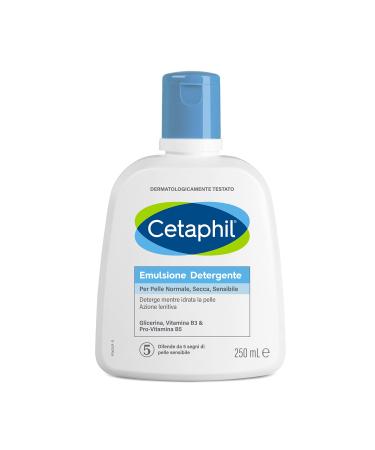 Cetaphil Emulsion Cleansing Face and Body for Normal Sensitive Dry and Intolerant Skin Moisturizes Up to 4 Days Fragrance-Free Format 250 ml