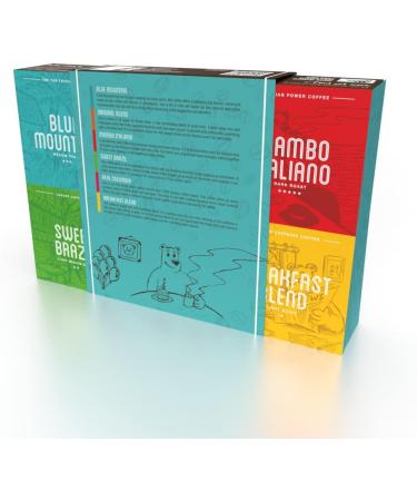 Ground Coffee Gift Set for Coffee Lovers - 6 Brown Bear Coffee Blends in 1 Gift Box - For V60 Aeropress Drip Filter French Press Coffee Maker - Buy Online on GoSupps.com