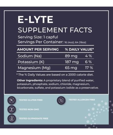 GoSupps.com - BodyBio E-Lyte 16 fl oz (473 ml) - Buy Online on GoSupps.com