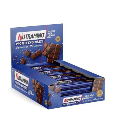 Nutramino | Nutramino Protein Bar (16x50g) | Protein bars | Box of 16 chocolate bars