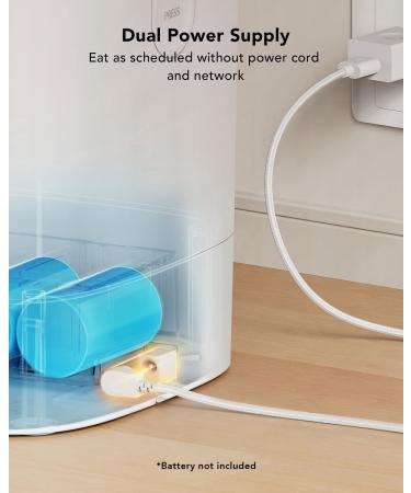 PETLIBRO Automatic Cat Feeder | WiFi Smart Food Dispenser | 10 Meals Per Day | Voice Recorder | 6L Stainless Steel Bowl - Buy Online on GoSupps.com