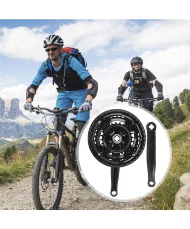 High Carbon Steel Bike Crankset 24-34-42T with Chains Cover for Mountain Bike - 42/34/24 Crankset - Buy Online on GoSupps.com