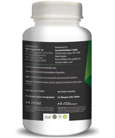 H&C Wheat Grass Capsules - 900mg per Serving 120 Vegan Capsules | Healthy Superfood 120 Count (Pack of 1) - Buy Online on GoSupps.com