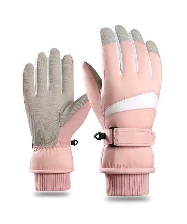 Winter gloves waterproof warm ski gloves women thermal shoes windproof touchscreen gloves warm thickened k Ltchutz gloves for skiing cycling motorcycle hike rosa1 - Buy Online on GoSupps.com