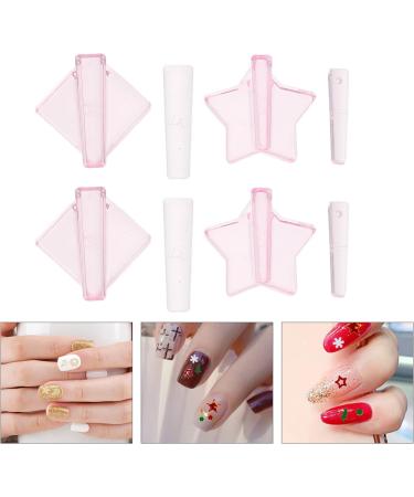 Minkissy 3D Nail Art Mold - DIY Carving Template for Professional Salon Manicure (Pink) - International Shipping Available - Buy Online on GoSupps.com