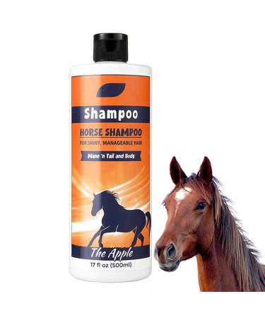 Horse Shampoo Mane And Tail Conditioner 500 Ml Deep Nourishing Mane And Tail Detangler Conditioner Coat Cleaner Horse Silage Supplies Add Shine Detangle Repel Dirt and Dust Multicolored