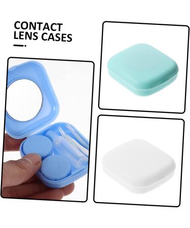 Buy Gatuida Contact Lens Container - Frosted Makeup Mirror Case & Holder - Stylish & Functional Eye Lens Box for Safe Storage | International Shipping Available - Buy Online on GoSupps.com