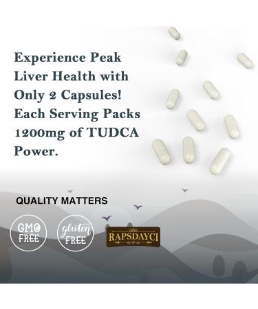 Ultra Strength TUDCA Liver Support Supplement - 1200mg (60 Capsules) - Bile Production & Digestion Boost - Buy Online on GoSupps.com