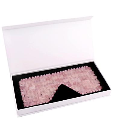 Rose Quartz Jade Mask - Healing Stone for Anti-Wrinkle Puffiness Relief & Headache Reduction | International Shipping - Buy Online on GoSupps.com