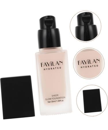 VINTORKY Liquid Foundation Makeup Supplies Concealer Foundation Concealer Liquid Foundation Fluid Glass Black - Buy Online on GoSupps.com