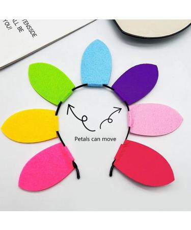 hgnxa Summer Hair Hoop Headwear for Floral Party Headband Birthday Party Sunflower Theme Floral Gathering Color - Buy Online on GoSupps.com