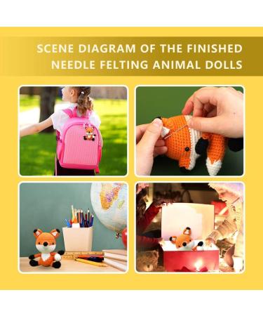 SO-CNITC Beginner Crochet Kit - Crochet Animal & Knitting Starter Kit with Instruction & Video Tutorials - Includes Yarn, Hook, Needle & Accessories - Perfect for DIY Fox Lovers - Buy Online on GoSupps.com