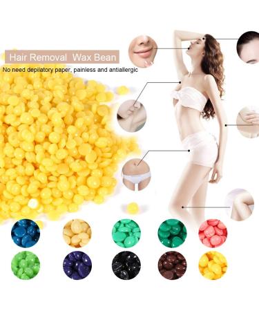 100g Hard Wax Beans for Hair Removal | European Depilation Hot Wax Pearls for Body Bikini Eyebrows Face and Armpits - Honey Flavor - Buy Online on GoSupps.com
