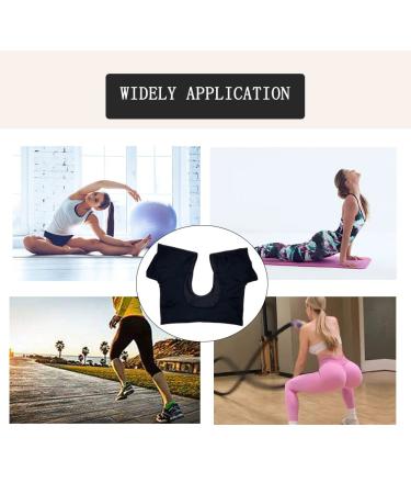 Women's Reusable Underarm Sweat Pads - 2 Pack Black+Nude Medium | Breathable Armpit Shield Guards (IP-00468) - Buy Online on GoSupps.com