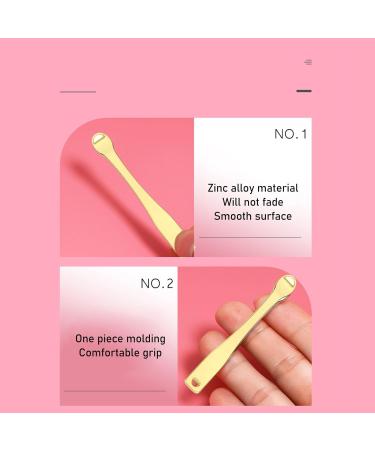 Verdant Touch 3 Pack Cosmetic Cream Spatula for Eyes and Face - Zinc Alloy Ergonomic Makeup Applicator for Skin Care - Buy Online on GoSupps.com