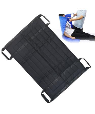 Handling Belt for Elderly Slide Sheet Lifting Slings for Moving Patients with 4 Handles Aid to Turning Transferring and Go Downstairs Best Gift for Disabled Elderly Enjoy Outdoor Happiness
