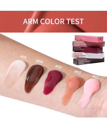 5 Colors Tinted Peptide Lip Tint Hydrating Lip Tint Stain Lip Gloss Shiny Jelly Lip Plumping Lip Balms Long Lasting Nourishing Non-sticky Smooth Lip Care Glow Oil Set - Buy Online on GoSupps.com