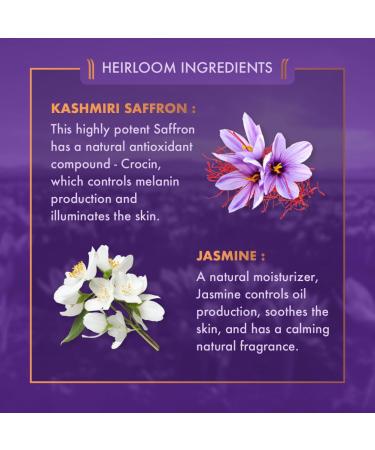 Ayuga Kashmiri Saffron Moisturizing Cream with SPF 25 & Jasmine | Natural Glow & Sun Protection | 1.76 Oz/50g - Long Lasting Moisturization - Buy Online on GoSupps.com