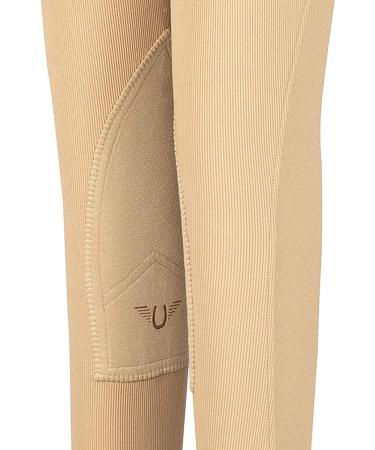 TuffRider Kid's Ribb Jods 12 Light Tan - Stylish and Durable Riding Pants for Children - Buy Online on GoSupps.com