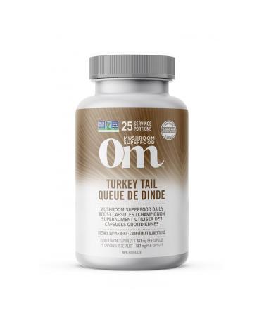 Om Turkey Tail Mushroom 667mg 75 capsules