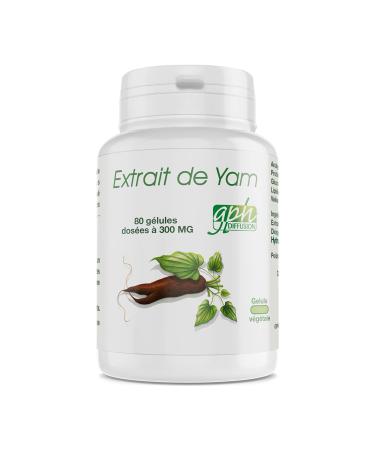 Yam Extract - 300mg - 80 Vegetable Capsules