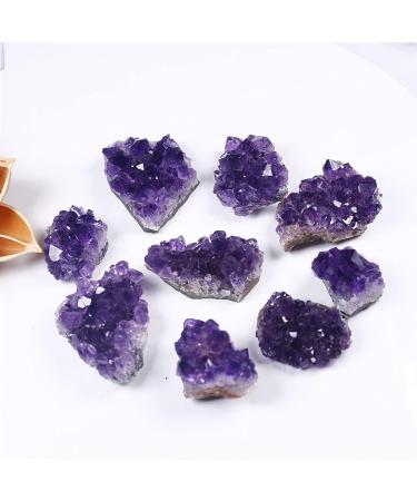 Natural Crystal Rough Crystal 1pc Natural Raw Amethyst Quartz Purple Crystal Cluster Stones Specimen Home Decoration Crafts Decoration Ornament (Size : 20-30g) - Buy Online on GoSupps.com