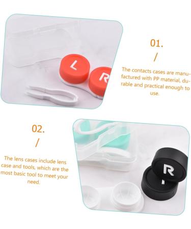 Solustre 40 STK Contact Lens Containers - Travel Case & Storage Box for Contact Lenses - Lensing Remover Included - Buy Online on GoSupps.com