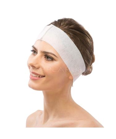 APPEARUS 100 Ct. Disposable Spa Facial Headbands - Off-white | Convenient Closure - Buy Online on GoSupps.com